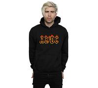 Absolute Cult AC/DC Men's Flames Logo Hoodie