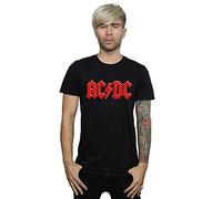 Absolute Cult ACDC Men's Red Logo T-Shirt