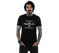 Absolute Cult Avenged Sevenfold Men's Cyborg Bat T-Shirt Black Large