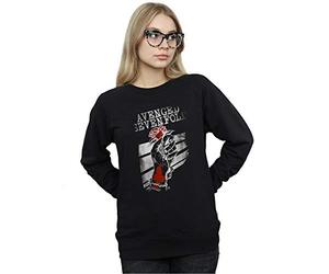 Absolute Cult Avenged Sevenfold Women's Rose Hand Sweatshirt Black Small