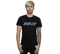 Absolute Cult Bad Company Men's Straight Logo T-Shirt Black Medium