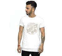 Absolute Cult Bad Company Men's Straight Shooter T-Shirt White Large