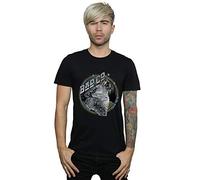 Absolute Cult Bad Company Men's Wolf Tour 1976 T-Shirt Black Medium