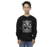 Absolute Cult Beetlejuice Boys Group Homage Sweatshirt Black 9-11 Years
