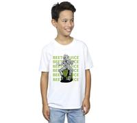 Absolute Cult Beetlejuice Boys Pose Repeat T-Shirt White 5-6 Years