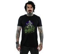 Absolute Cult Beetlejuice Men's Faded Pose T-Shirt Black Large