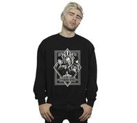 Absolute Cult Beetlejuice Men's Group Homage Sweatshirt Black XXXX-Large