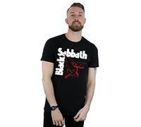 Absolute Cult Black Sabbath Men's Sabbath Bloody Sabbath T-Shirt Black XXX-Large