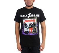 Absolute Cult Black Sabbath Men's Sabotage Vintage T-Shirt
