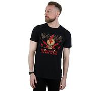 Absolute Cult Black Sabbath Men's Skull Crest T-Shirt Black X-Large