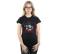 Absolute Cult Blondie Women's Distressed Circle T-Shirt Black X-Large