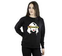 Absolute Cult Blondie Women's Face Graffiti Sweatshirt Black Medium
