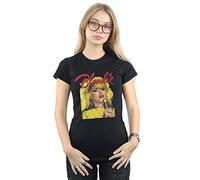Absolute Cult Blondie Women's Singing with Mic T-Shirt Black XX-Large