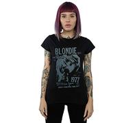 Absolute Cult Blondie Women's Tour 1977 Chest T-Shirt Black Small