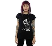 Absolute Cult Bon Scott Women's Signed Photo T-Shirt Black Large