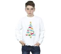 Absolute Cult Christmas Boys Dinosaur Tree Rex Sweatshirt White 12-13 Years
