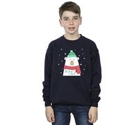 Absolute Cult Christmas Boys Polar Bear Snow Joke Sweatshirt Navy Blue 9-11 Years