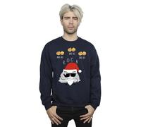 Absolute Cult Christmas Men's Jingle Bell Rock Sweatshirt Navy Blue X-Large