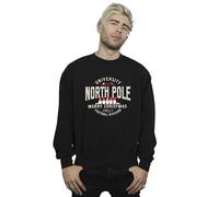 Absolute Cult Christmas Men's North Pole University Sweatshirt Black Medium