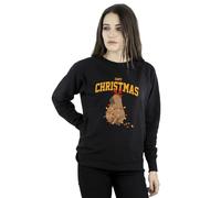 Absolute Cult Christmas Women's Capybara Capy Christmas Sweatshirt Black Medium