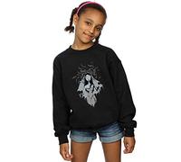 Absolute Cult Corpse Bride Girls Crow Veil Sweatshirt Black 12-13 Years