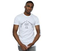 Absolute Cult Dallas Men's I Shot J.R. T-Shirt White Small