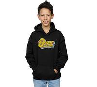 Absolute Cult David Bowie Boys Moonlight 90s Logo Hoodie Black 9-11 Years