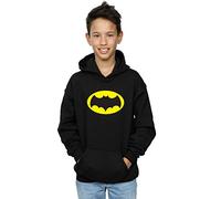 Absolute Cult DC Comics Boys Batman TV Series Logo Hoodie Black 5-6 Years