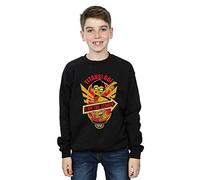 Absolute Cult DC Comics Boys Teen Titans Go I Am The Leader Sweatshirt Black 9-11 Years