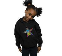 Absolute Cult DC Comics Girls Teen Titans Go Star Logo Hoodie Black 7-8 Years