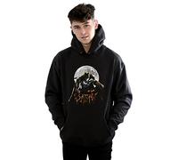 Absolute Cult DC Comics Men's Batman Arkham Knight Halloween Moon Hoodie XXX-Large Black