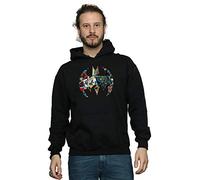 Absolute Cult DC Comics Men's Batman Comic Book Logo Hoodie
