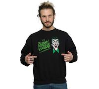 Absolute Cult DC Comics Men's Batman Joker The Clown Prince Of Crime Sweatshirt Black XXX-Large