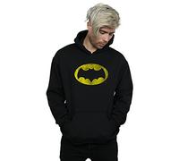 Absolute Cult DC Comics Men's Batman TV Series Distressed Logo Hoodie Black XXX-Large