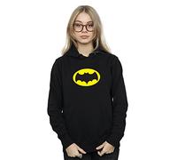 Absolute Cult DC Comics Women's Batman TV Series Logo Hoodie Black Small