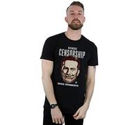 Absolute Cult Dead Kennedys Men's No More Censorship T-Shirt Black XX-Large