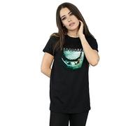 Absolute Cult Disturbed Women's The Sickness Boyfriend Fit T-Shirt Black Medium