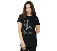 Absolute Cult Disturbed Women's Up Yer Military Boyfriend Fit T-Shirt Black Small