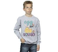 Absolute Cult Easter Boys Egg Hunt Squad Sweatshirt Sport Grey 9-11 Years