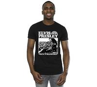 Absolute Cult Elvis Men's A Heartbreaker T-Shirt Black Large