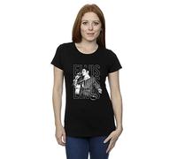 Absolute Cult Elvis Women's Triple Logo Portrait T-Shirt Black X-Large