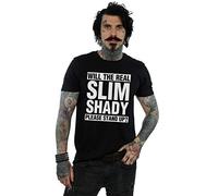Absolute Cult Eminem Men's Real Slim Shady T-Shirt Black Small
