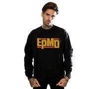 Absolute Cult EPMD Men's Distressed Logo Sweatshirt Black Small