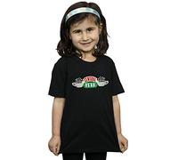 Absolute Cult Friends Girls Central Perk T-Shirt Black 9-11 Years