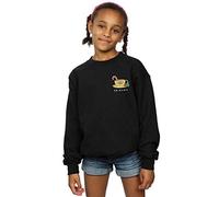 Absolute Cult Friends Girls Christmas Coffee Mug Breast Print Sweatshirt Black 12-13 Years