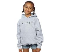 Absolute Cult Friends Girls Pivot Logo Hoodie Sport Grey 9-11 Years