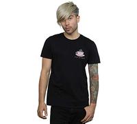 Absolute Cult Friends Men's Coffee Cup Breast Print T-Shirt Black XX-Large
