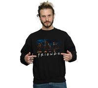 Absolute Cult Friends Men's New York Skyline Photo Sweatshirt Black Small