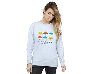 Absolute Cult Friends Women's Coloured Umbrellas Sweatshirt