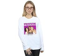 Absolute Cult Friends Women's Monica Rachel Phoebe Homage Sweatshirt White Small